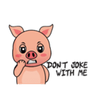 A Lazy Piggy : Daily Phrases（個別スタンプ：6）