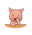 A Lazy Piggy : Daily Phrases（個別スタンプ：7）