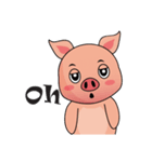 A Lazy Piggy : Daily Phrases（個別スタンプ：8）