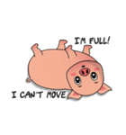 A Lazy Piggy : Daily Phrases（個別スタンプ：11）