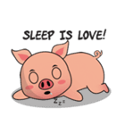 A Lazy Piggy : Daily Phrases（個別スタンプ：12）