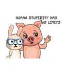 A Lazy Piggy : Daily Phrases（個別スタンプ：13）