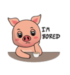 A Lazy Piggy : Daily Phrases（個別スタンプ：17）