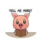 A Lazy Piggy : Daily Phrases（個別スタンプ：19）