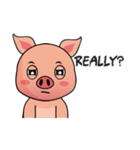 A Lazy Piggy : Daily Phrases（個別スタンプ：26）