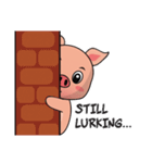 A Lazy Piggy : Daily Phrases（個別スタンプ：30）