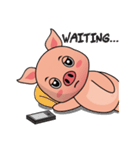 A Lazy Piggy : Daily Phrases（個別スタンプ：31）