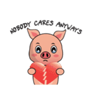 A Lazy Piggy : Daily Phrases（個別スタンプ：32）