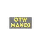 OTW Stickers（個別スタンプ：12）