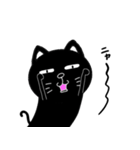 かわいい黒猫ちゃんはヤル気が出ない（個別スタンプ：21）