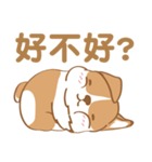 Corgi Pure - Cutie ＆ Lazy（個別スタンプ：4）