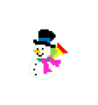 ドット絵クリスマス（個別スタンプ：1）