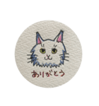 いろえんぴつねこ（個別スタンプ：7）