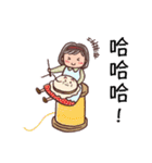 パッチワークキルト with cats 台湾-中国語（個別スタンプ：33）