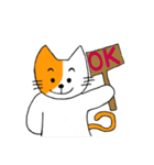 猫の日常と遊び。（個別スタンプ：14）