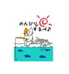 猫の日常と遊び。（個別スタンプ：22）
