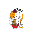 猫の日常と遊び。（個別スタンプ：32）