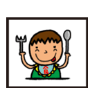 Three mouth fish daily（個別スタンプ：37）