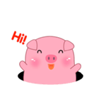 Cute Fat Pig Sticker(eng)（個別スタンプ：1）