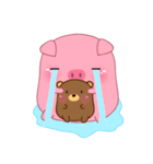 Cute Fat Pig Sticker(eng)（個別スタンプ：5）