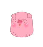 Cute Fat Pig Sticker(eng)（個別スタンプ：11）