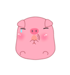 Cute Fat Pig Sticker(eng)（個別スタンプ：34）