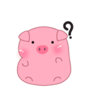 Cute Fat Pig Sticker(eng)（個別スタンプ：35）