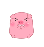 Cute Fat Pig Sticker(eng)（個別スタンプ：37）