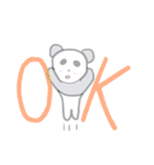 panda and Mii（個別スタンプ：5）