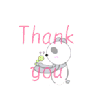 panda and Mii（個別スタンプ：7）
