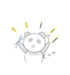 panda and Mii（個別スタンプ：19）
