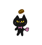 ぱっかーん 黒猫（個別スタンプ：4）