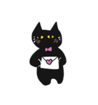 ぱっかーん 黒猫（個別スタンプ：9）