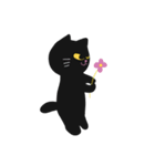 ぱっかーん 黒猫（個別スタンプ：10）