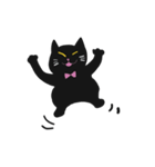 ぱっかーん 黒猫（個別スタンプ：16）