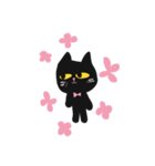 ぱっかーん 黒猫（個別スタンプ：19）
