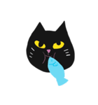 ぱっかーん 黒猫（個別スタンプ：28）