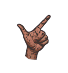 Please look my gesture（個別スタンプ：7）