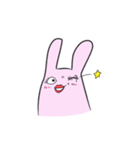 ぶちゃウサギ（個別スタンプ：5）