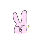 ぶちゃウサギ（個別スタンプ：8）