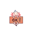 Mizu the Axolotl（個別スタンプ：14）