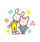ぶたさんとうさちゃん（個別スタンプ：25）