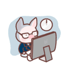 ぶたさんとうさちゃん（個別スタンプ：28）