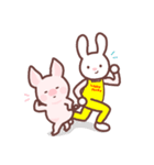 ぶたさんとうさちゃん（個別スタンプ：32）