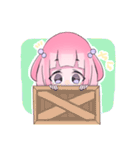 ハーフツインテールの女の子（個別スタンプ：10）