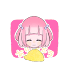 ハーフツインテールの女の子（個別スタンプ：11）