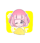 ハーフツインテールの女の子（個別スタンプ：12）