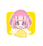 ハーフツインテールの女の子（個別スタンプ：14）