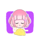 ハーフツインテールの女の子（個別スタンプ：16）
