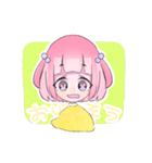 ハーフツインテールの女の子（個別スタンプ：17）